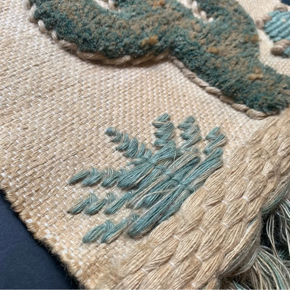 v i n t a g e :: 80s Woven Southwestern Desert Tapestry Wall Hanging
